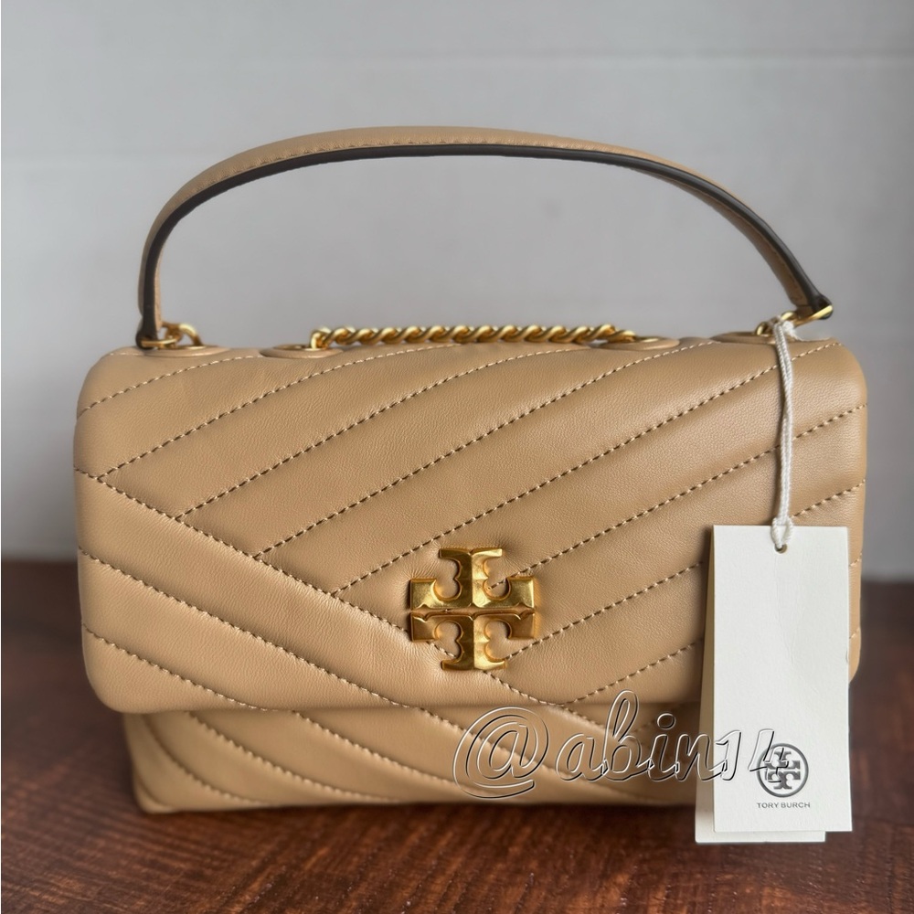 Tory Burch Kira Chevron Small Convertible Leather Shoulder Bag